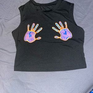 Cropped Tank from SHEIN; size XS